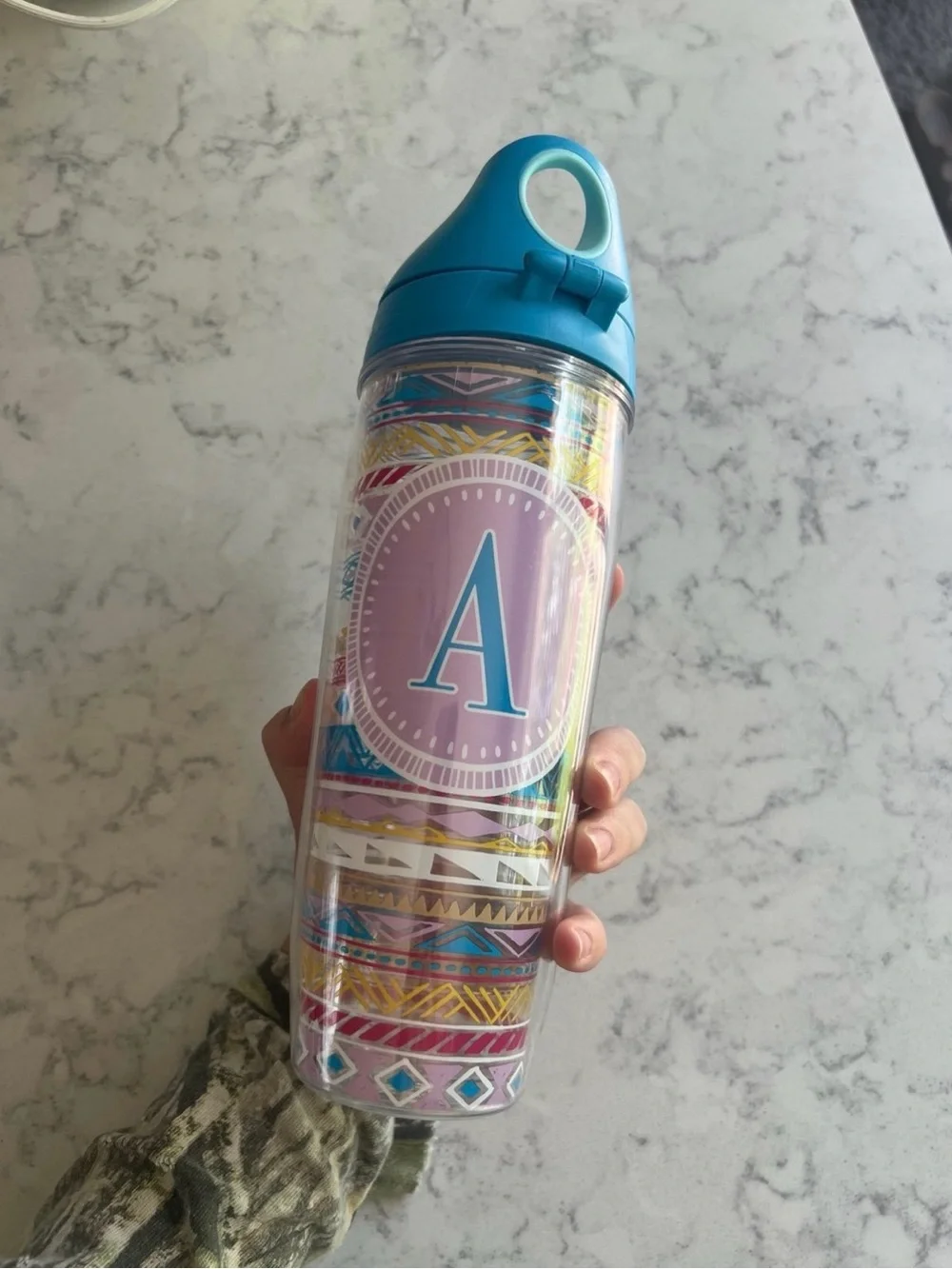 Initial “A” Tervis Cup/Bottle